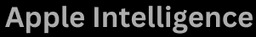 Apple Intelligence